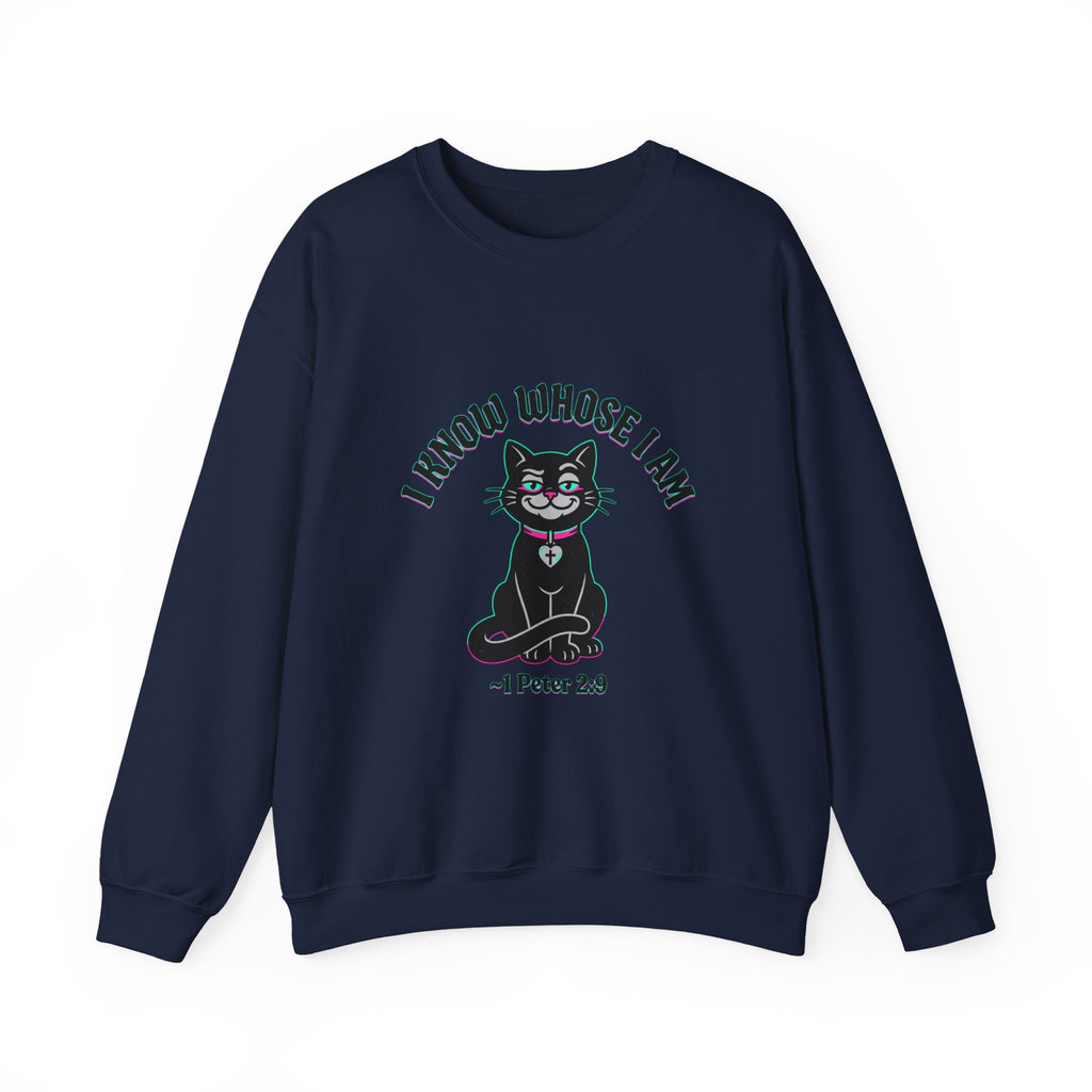 "I Know Whose I Am Unisex" 1 Peter 2:9-Unisex Heavy Blend™ Crewneck Sweatshirt