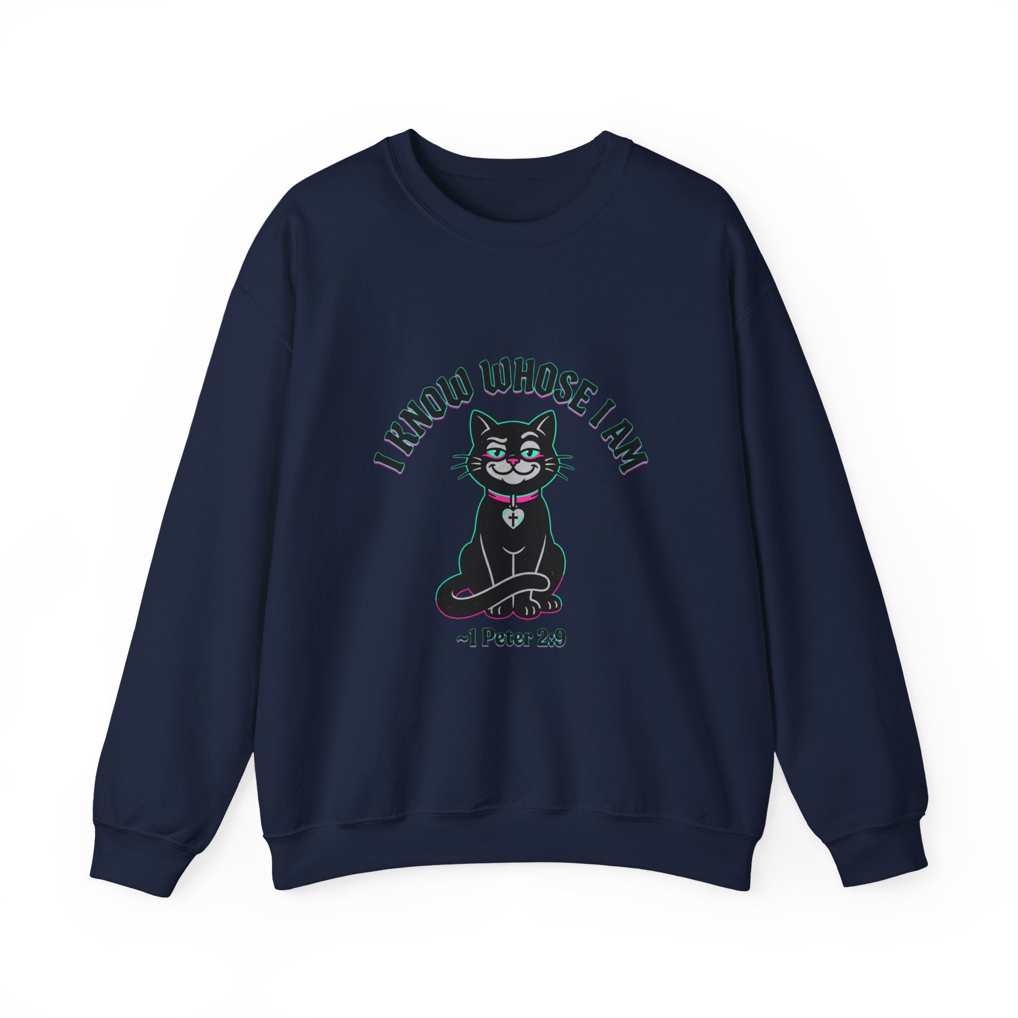 "I Know Whose I Am Unisex" 1 Peter 2:9-Unisex Heavy Blend™ Crewneck Sweatshirt