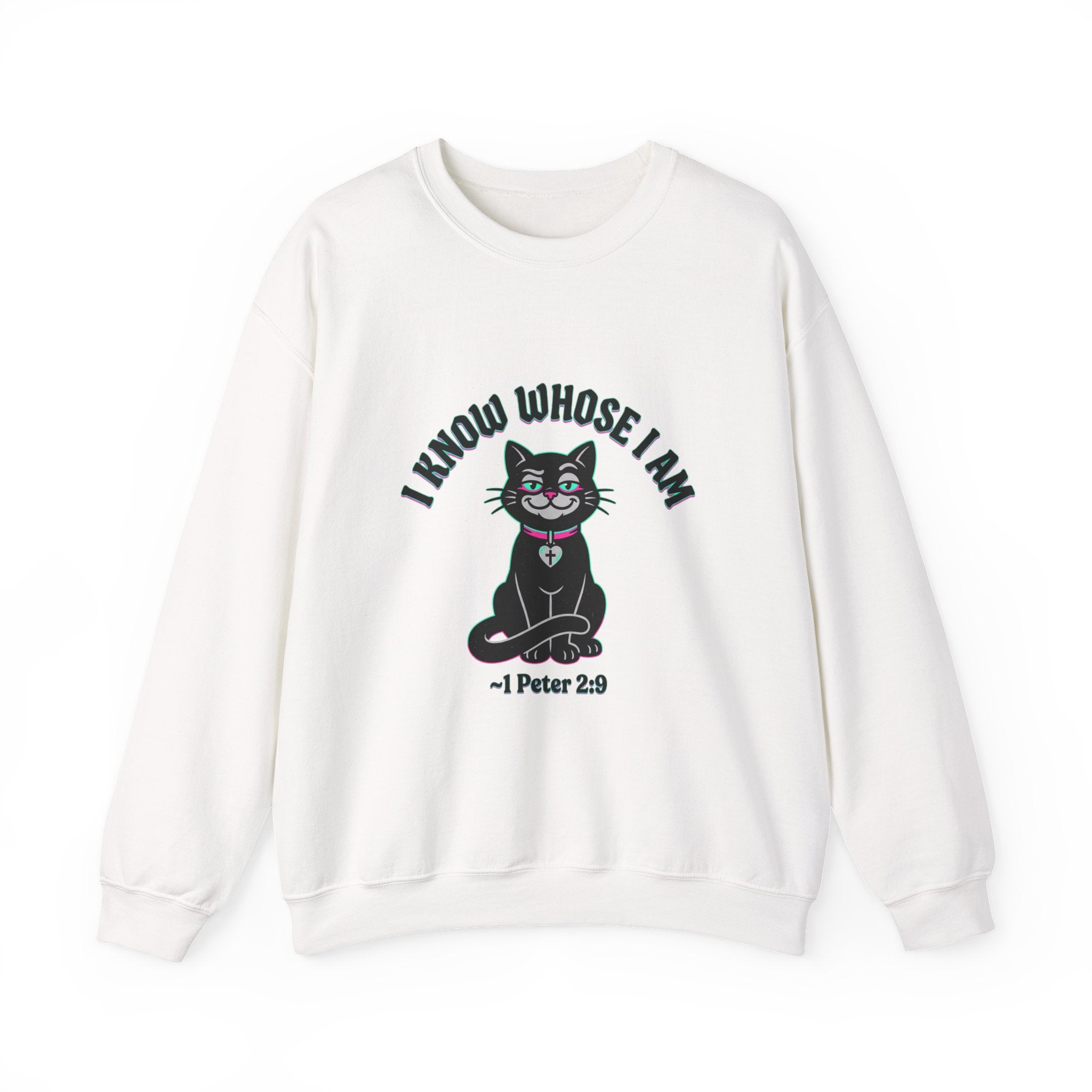 "I Know Whose I Am Unisex" 1 Peter 2:9-Unisex Heavy Blend™ Crewneck Sweatshirt