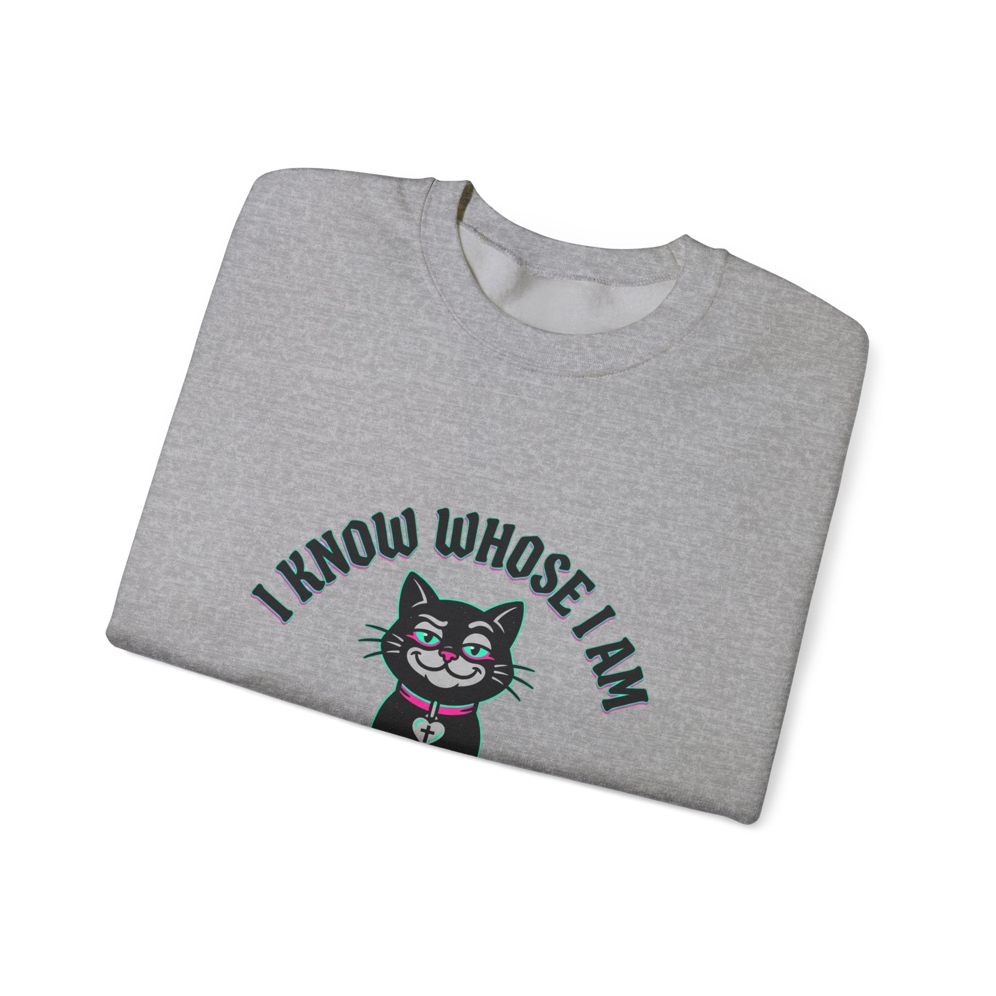 "I Know Whose I Am Unisex" 1 Peter 2:9-Unisex Heavy Blend™ Crewneck Sweatshirt