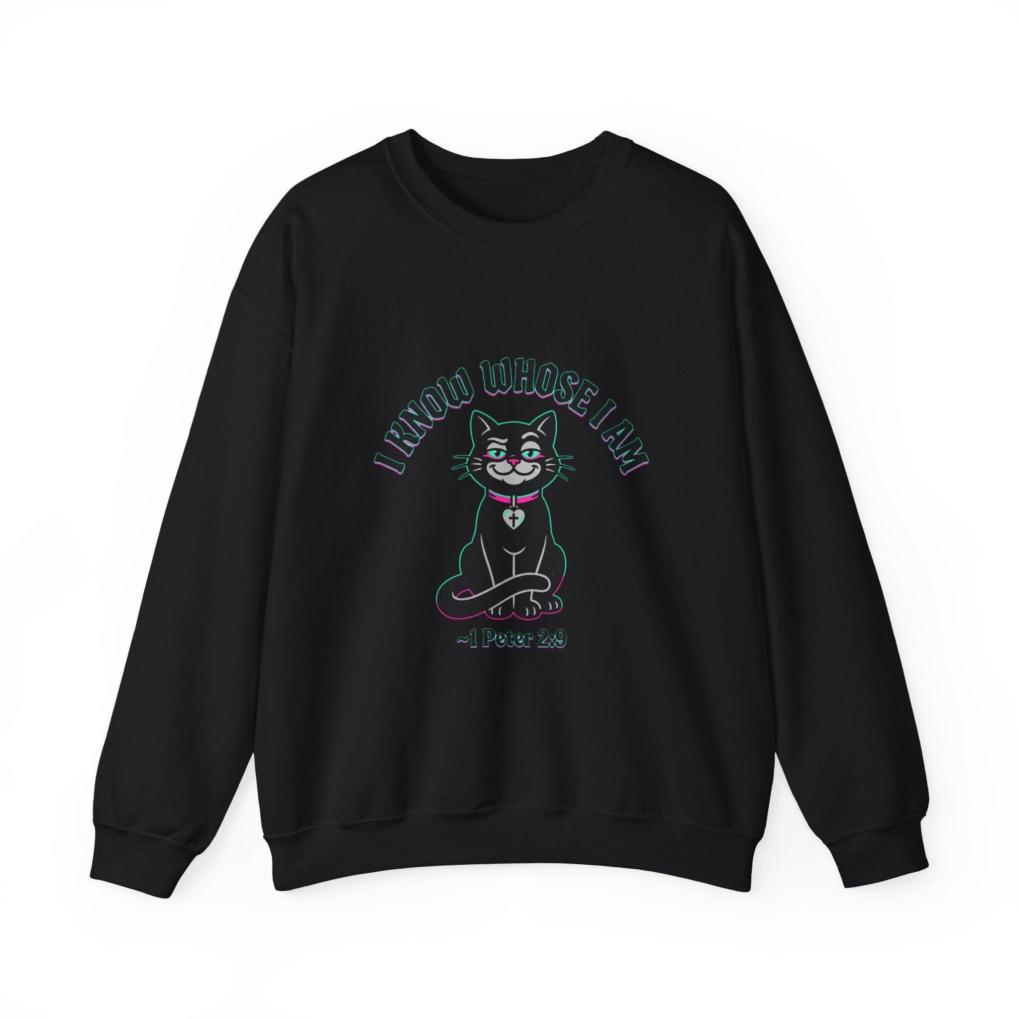 "I Know Whose I Am Unisex" 1 Peter 2:9-Unisex Heavy Blend™ Crewneck Sweatshirt