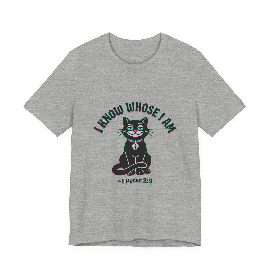 "I Know Whose I Am" 1 Peter 2:9-Jersey Unisex Short Sleeve Tee S-5X