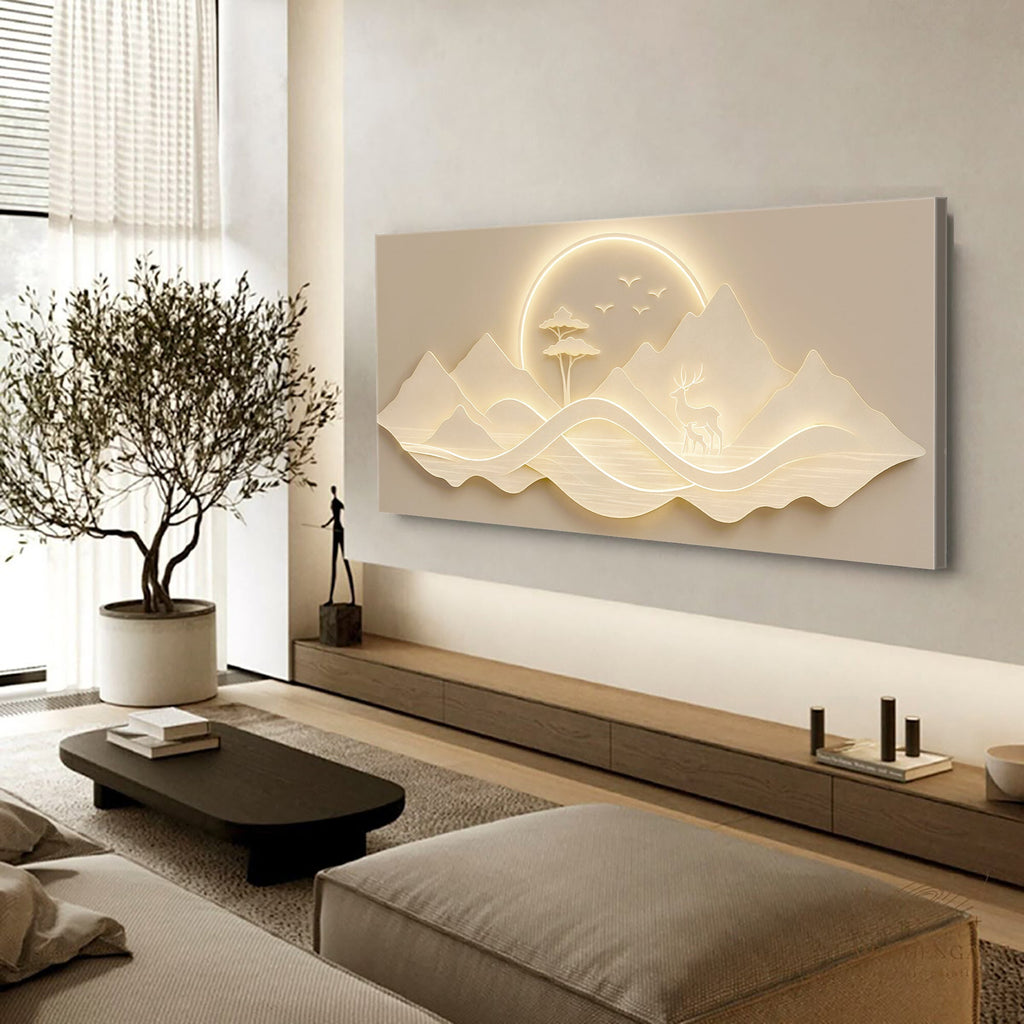 Modern Mountain Landscape Wall Art (Click photo for more visuals)