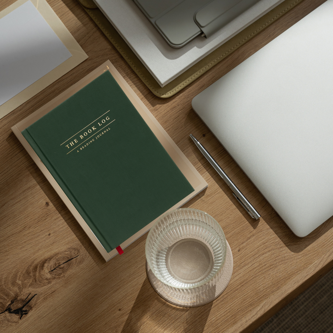 Reading Journal for Book Enthusiast - Hardcover Book Log with 120 Review Pages