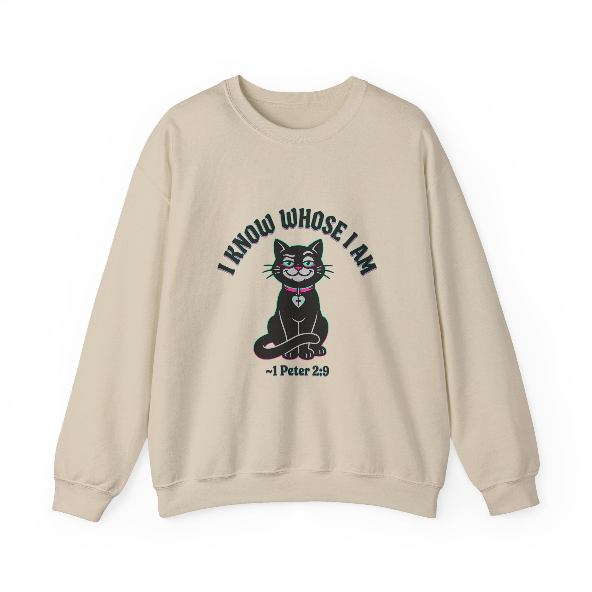 "I Know Whose I Am Unisex" 1 Peter 2:9-Unisex Heavy Blend™ Crewneck Sweatshirt