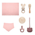Baby Gift Set – Bamboo Bath Towel, Wool Brush & Soothing Pacifier