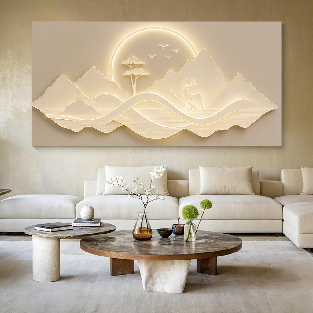 Modern Mountain Landscape Wall Art (Click photo for more visuals)