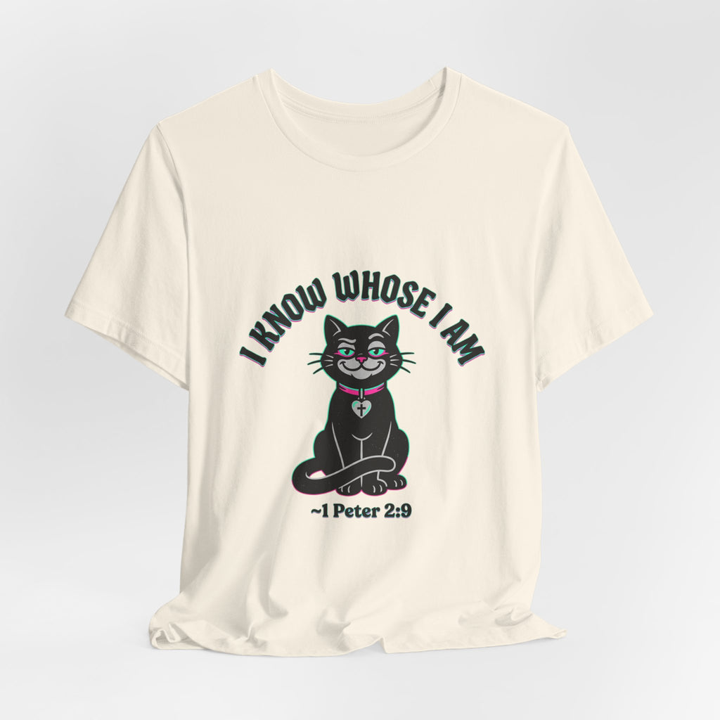 "I Know Whose I Am" 1 Peter 2:9-Jersey Unisex Short Sleeve Tee S-5X