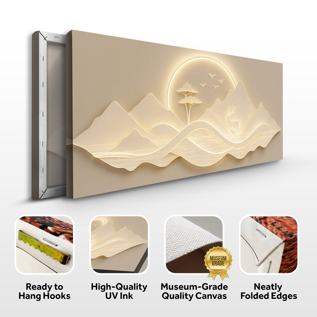 Modern Mountain Landscape Wall Art (Click photo for more visuals)