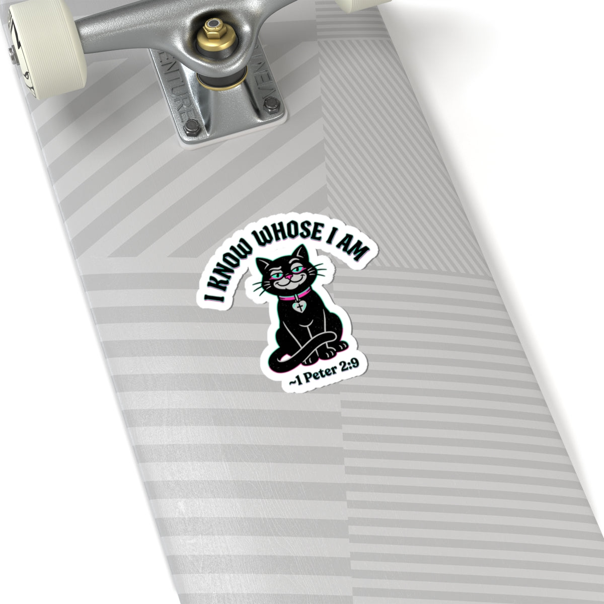 "I Know Whose I Am" 1 Peter 2:9-Unisex Kiss-Cut Stickers
