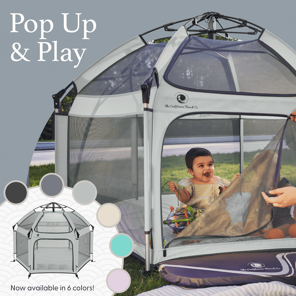 Pop 'N Go® Playpen Great for Backyards, Sleepovers, Parks, Beaches, Preschools-5 Colors
