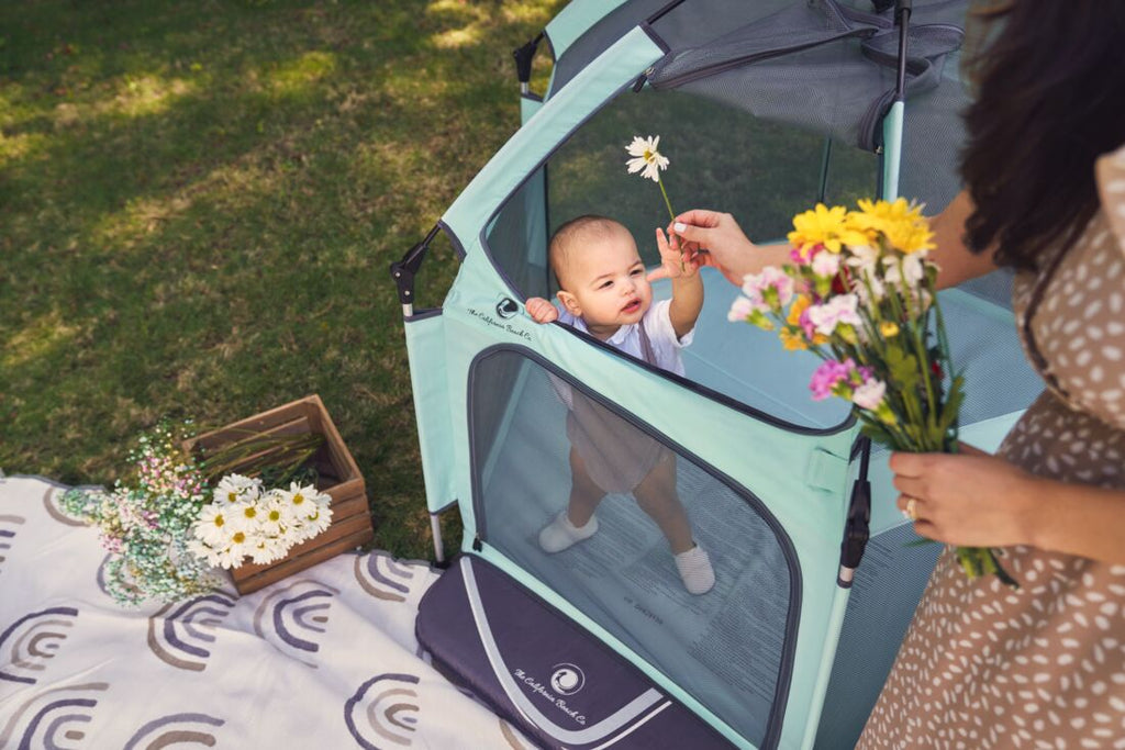 Pop 'N Go® Playpen Great for Backyards, Sleepovers, Parks, Beaches, Preschools-5 Colors