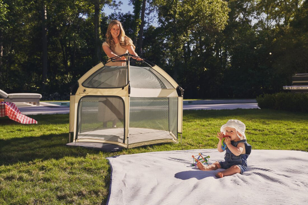 Pop 'N Go® Playpen Great for Backyards, Sleepovers, Parks, Beaches, Preschools-5 Colors