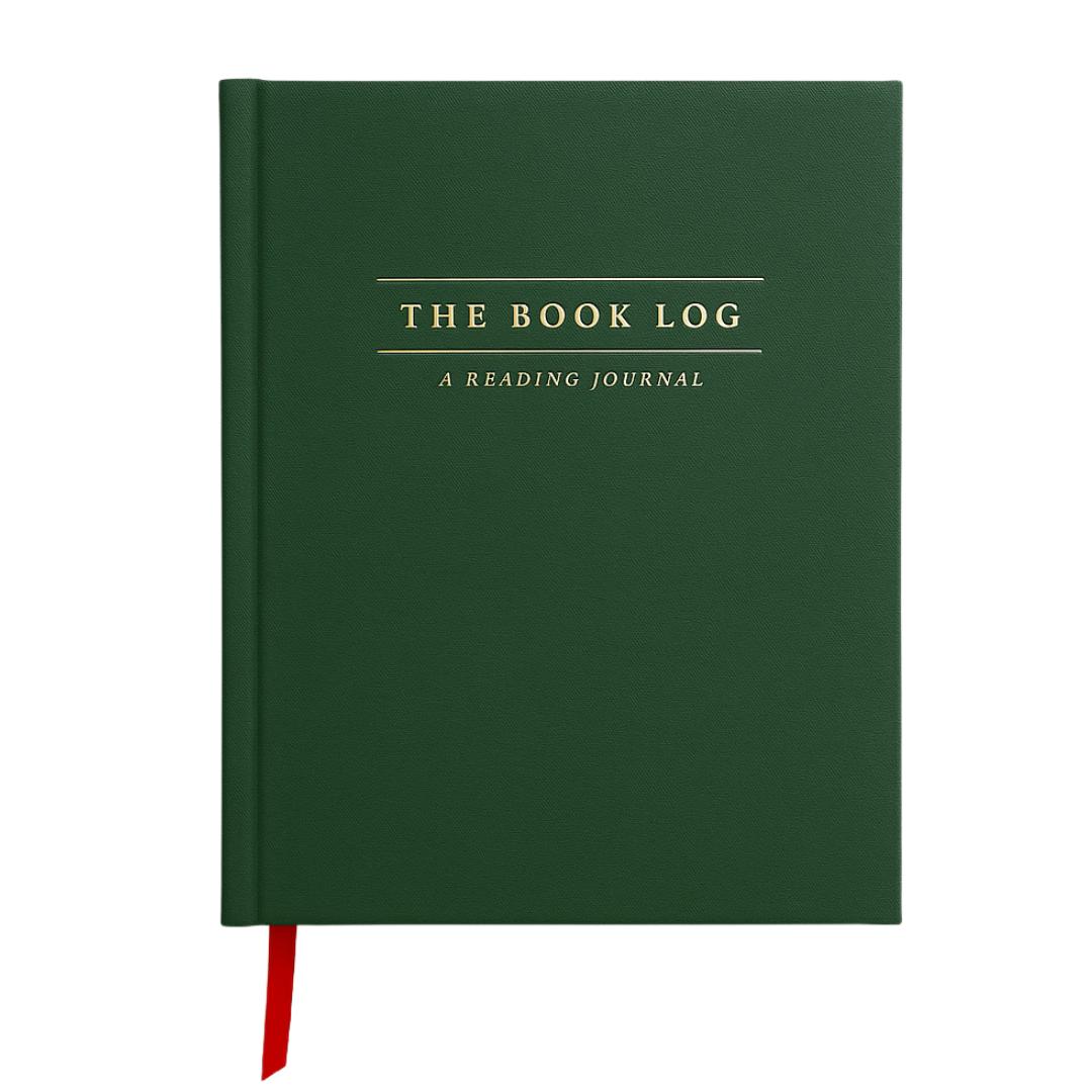 Reading Journal for Book Enthusiast - Hardcover Book Log with 120 Review Pages