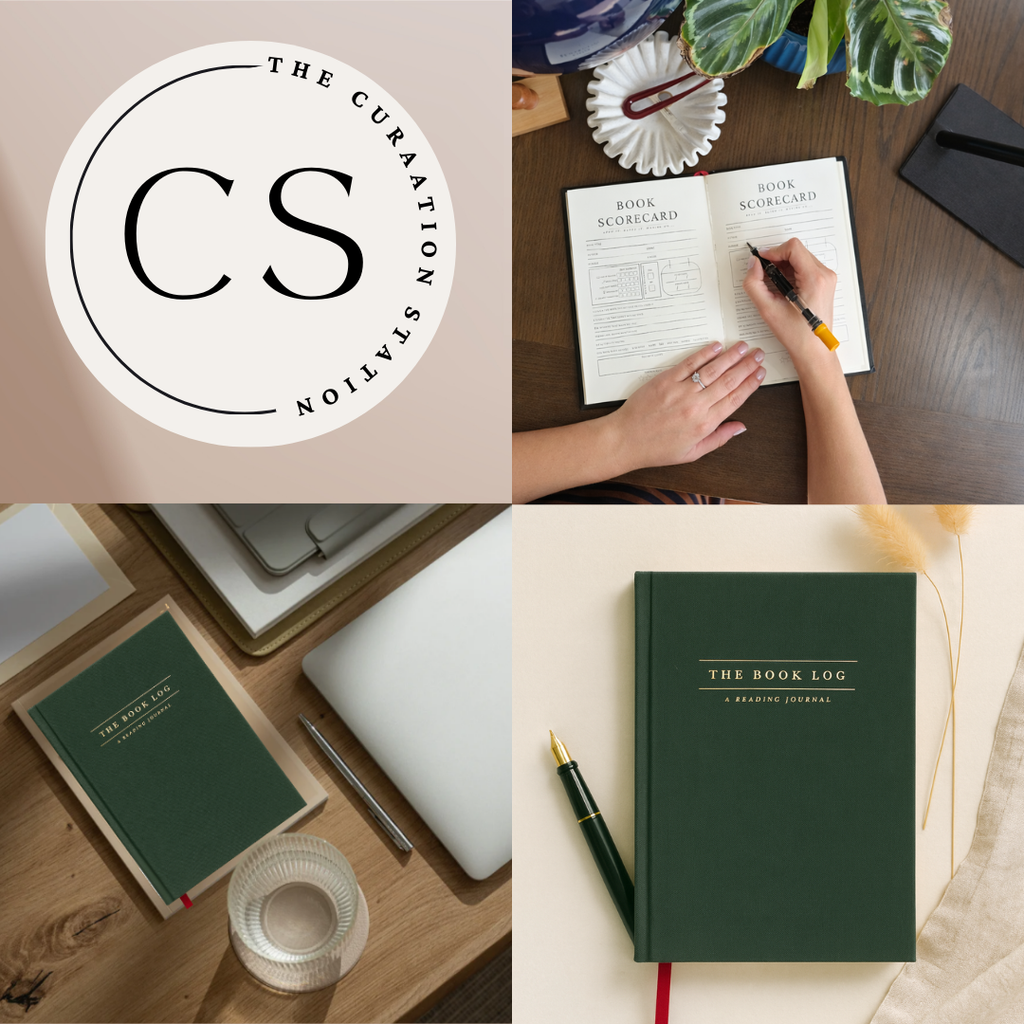 Reading Journal for Book Enthusiast - Hardcover Book Log with 120 Review Pages