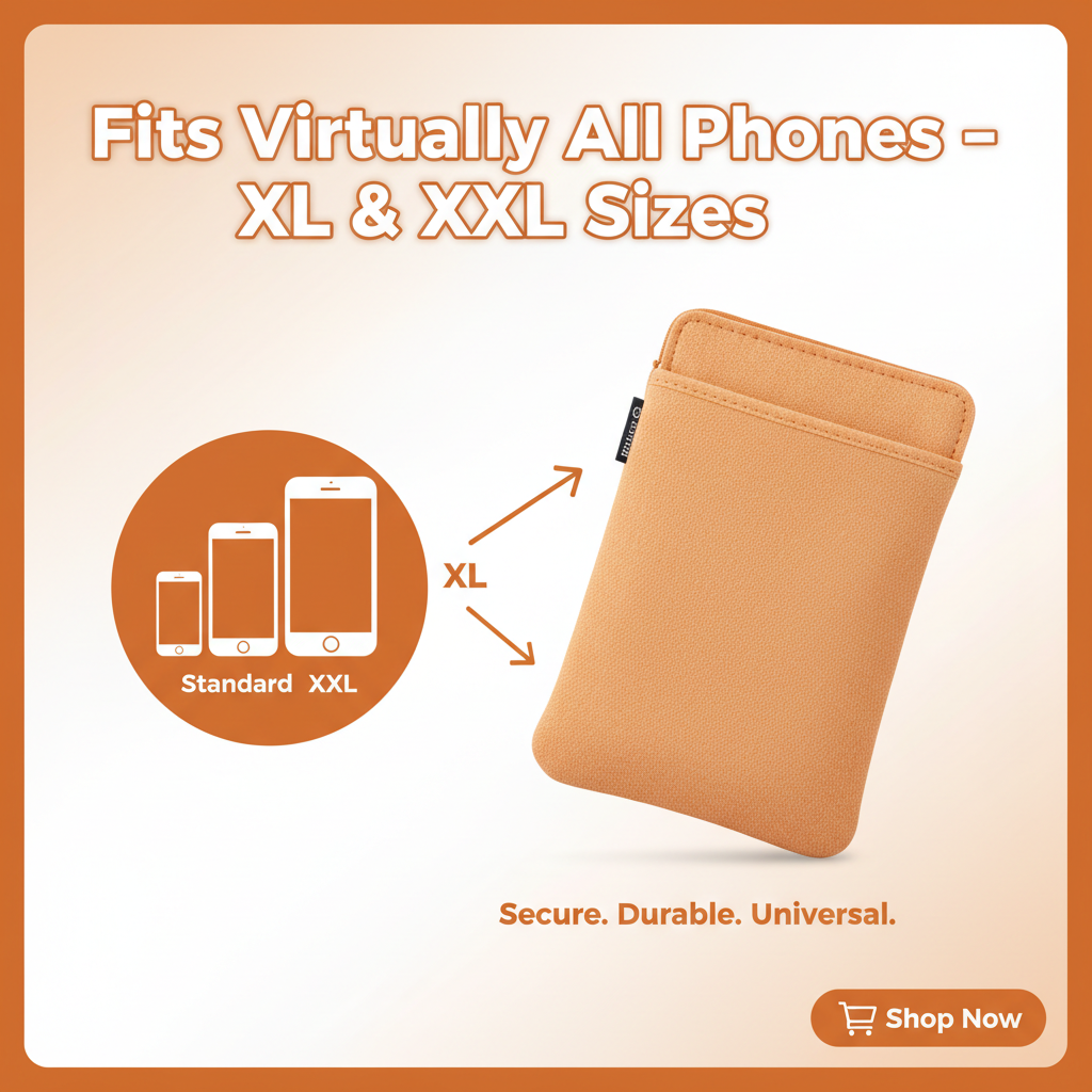 Fits Virtually All Phones – XL & XXL Sizes