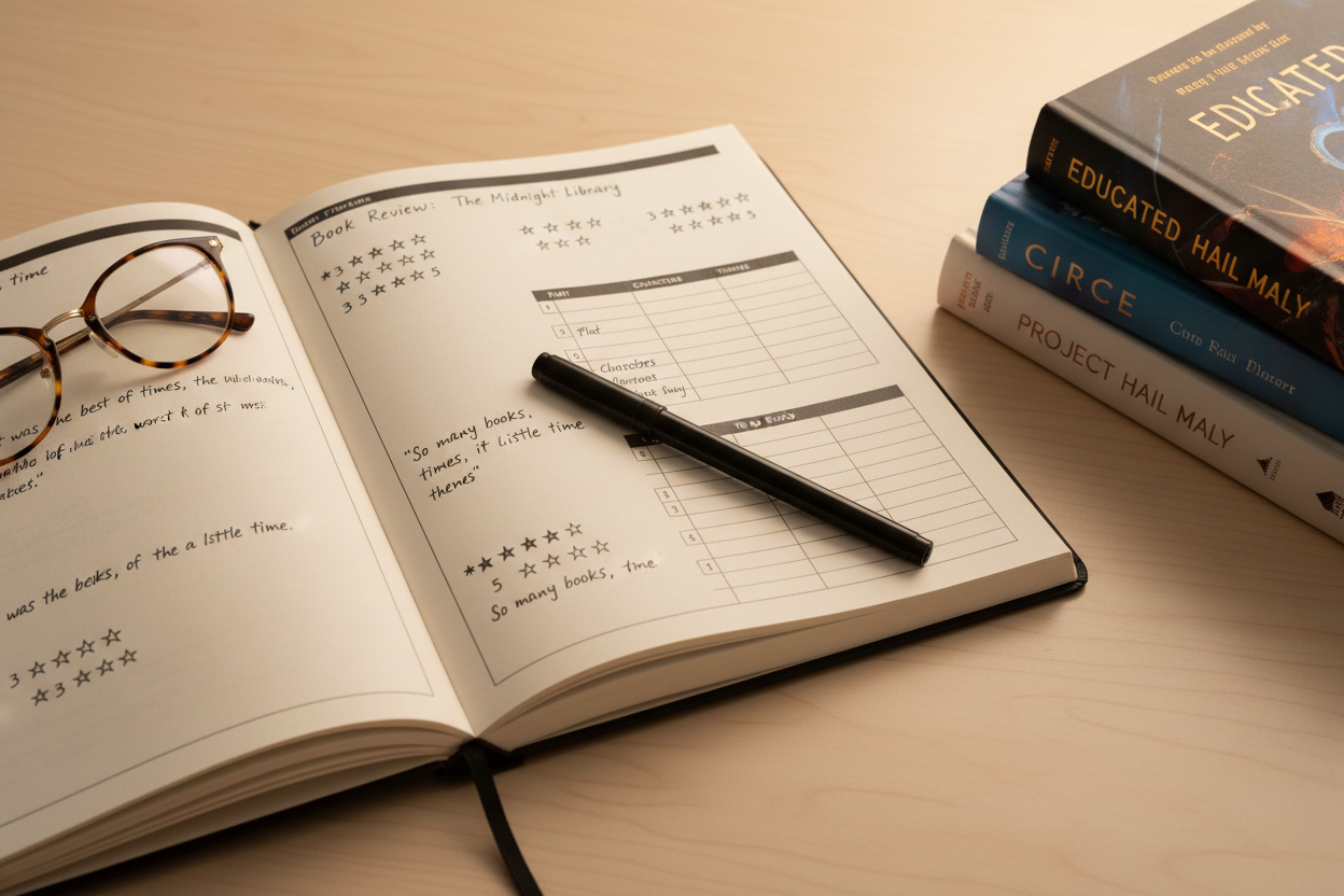 Reading Journal Interior